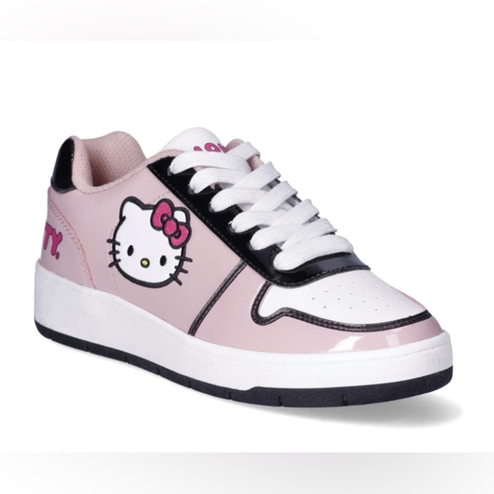Hello Kitty Kids Sneakers - White, Pink, and Black